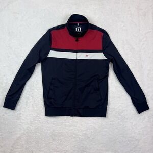 TRAVIS MATHEW Colorblock Hartigan Zip Track Golf Stretchy Activewear Jacket‎ MED